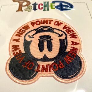 Disney Parks Patched A NEW POINT OF VIEW Mickey Mouse Patch New for shirt purse
